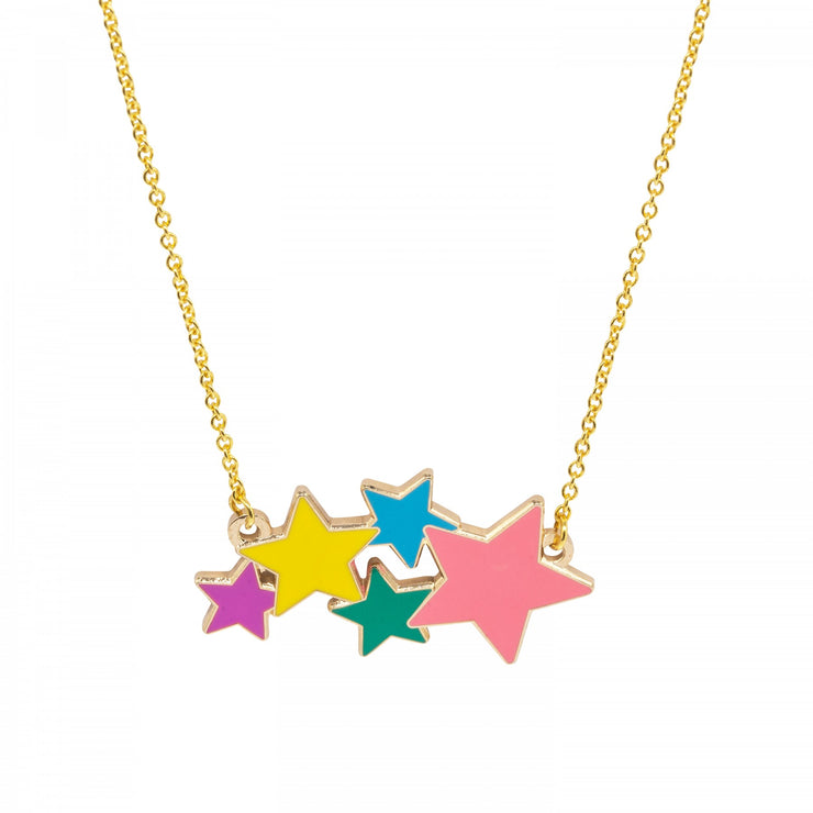Enamel Necklace - Stars