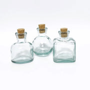 Mini 10cm Clear Glass Bottles