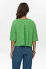 Numph Nuriette Pleat Pullover - Poison Green