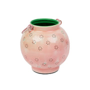 Pink & Green Candle Lantern - Small