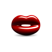 Classic Red HOTLIPS Ring by Solange