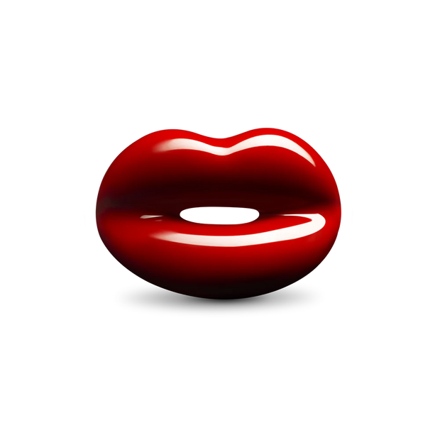 Classic Red HOTLIPS Ring by Solange