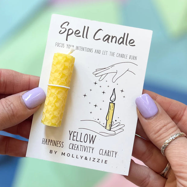 By Molly & Izzie Spell Candle - Yellow