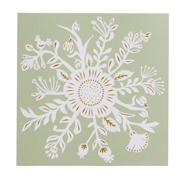 Bungalow Paper Napkins Pack of 50 - Papercut Flower Ivy