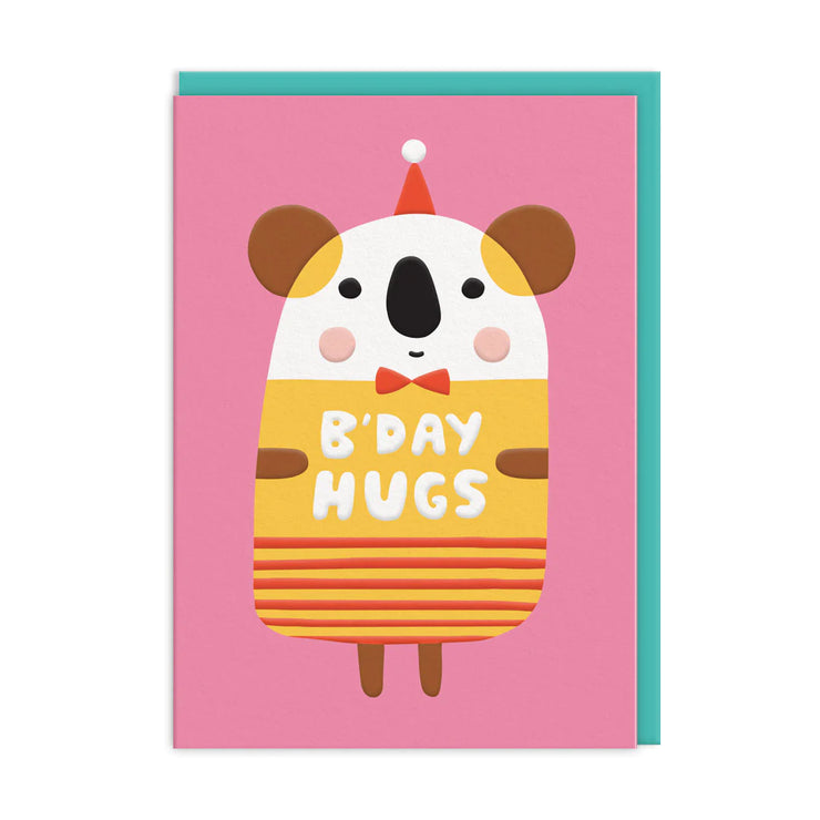 Koala Hugs Birthday Card