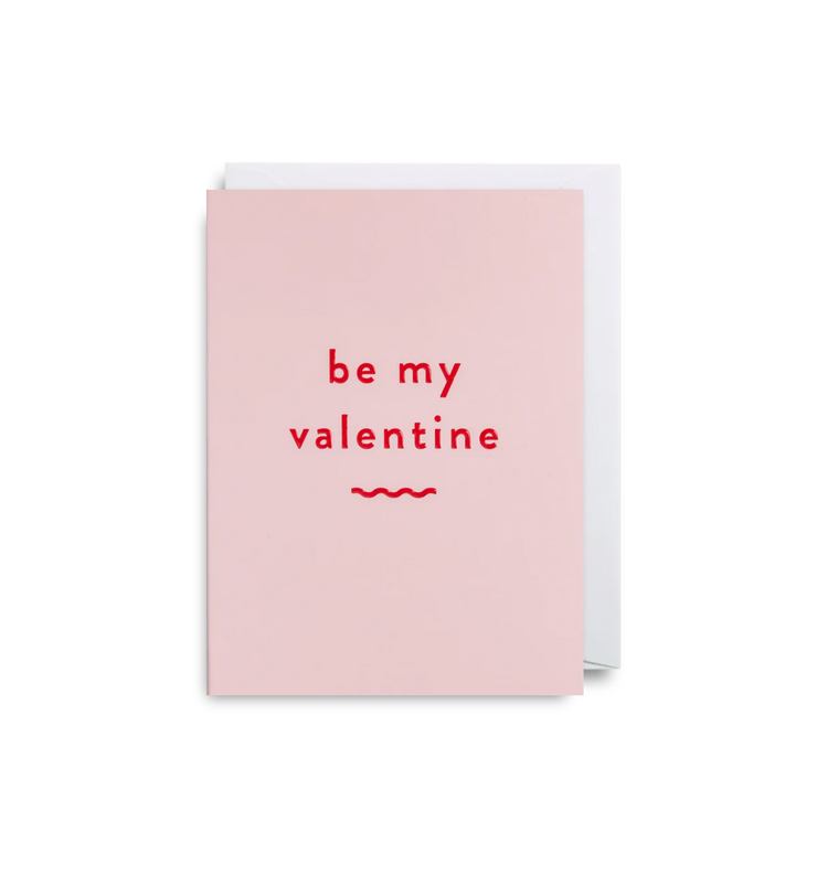 Mini Be My Valentine Card