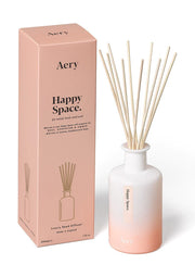 Aery Happy Space Reed Diffuser - Rose, Geranium & Amber