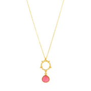 Ashiana Allegra Necklace - Pink Jade
