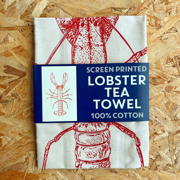 Lottie Day Tea Towel - Red Lobster