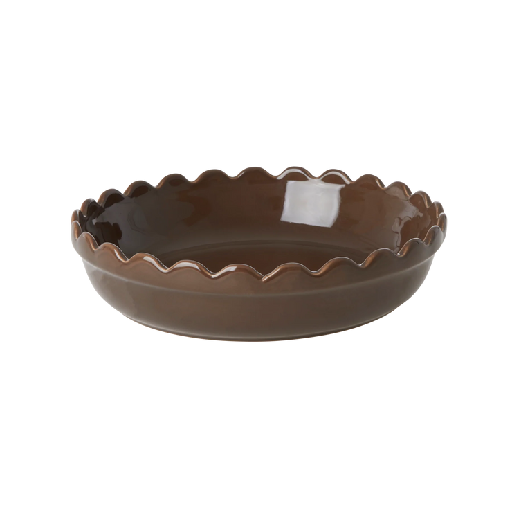 Stoneware Round Pie Dish In Wonderful Colours and in 2 Sizes