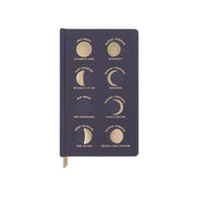 Moons Cloth Bound Lined Notebook