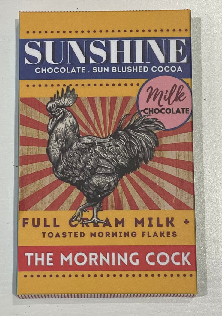 Sunshine Chocolate - The Morning Cock Milk Chocolate