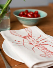 Lottie Day Tea Towel - Red Lobster