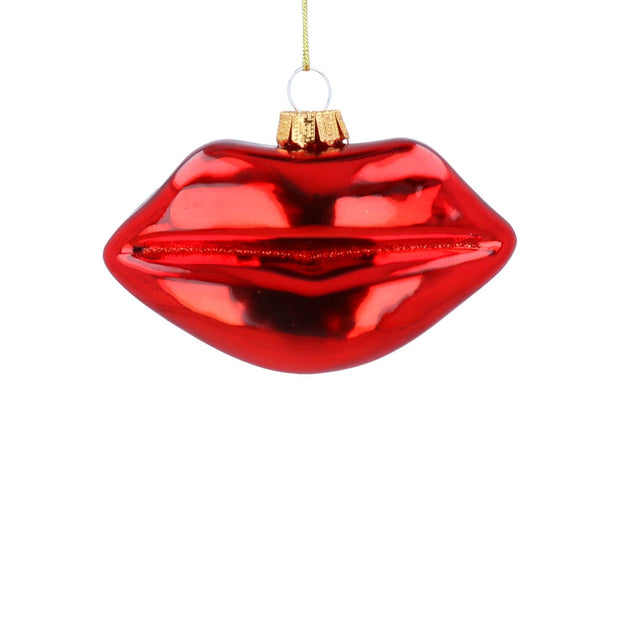 Glass Decoration - Red Lips