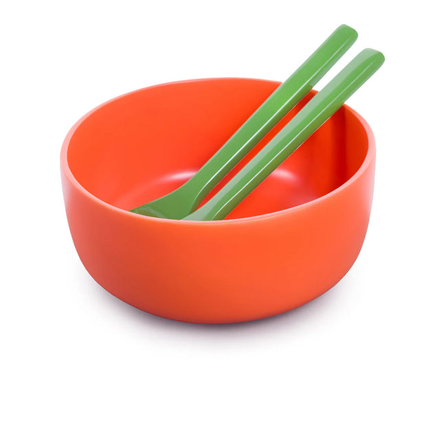 Sarah Petherick Lacquer Salad Bowl - Orange