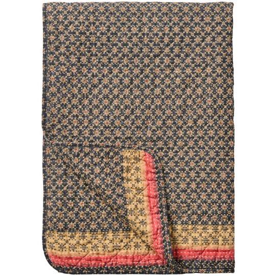 Dark Blue & Pink Quilt