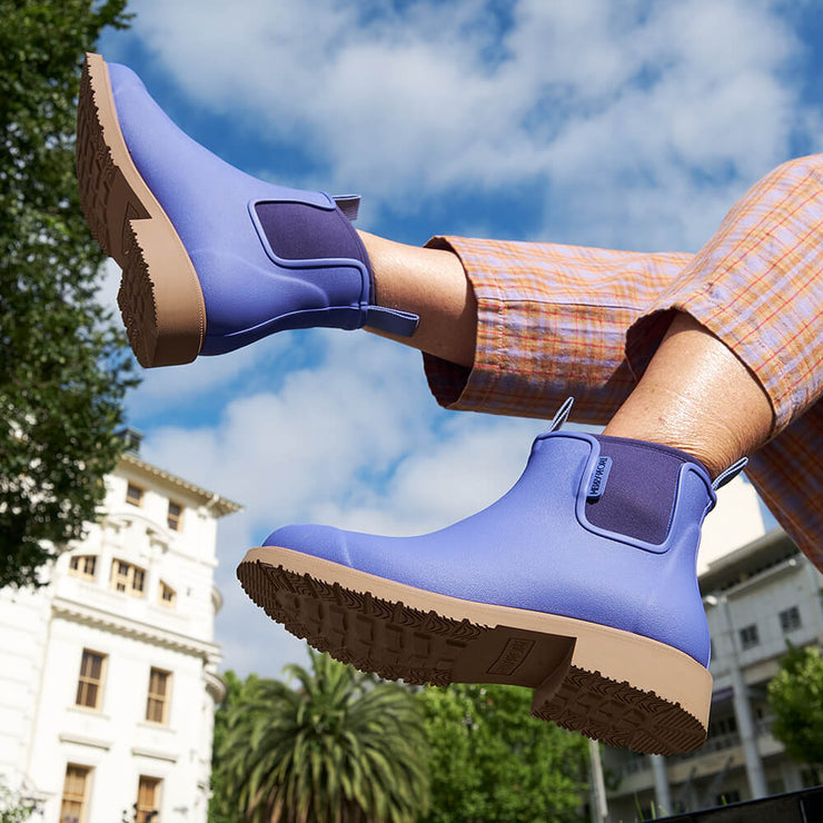 Merry People Bobbi Wellington Boot - Violet Blue