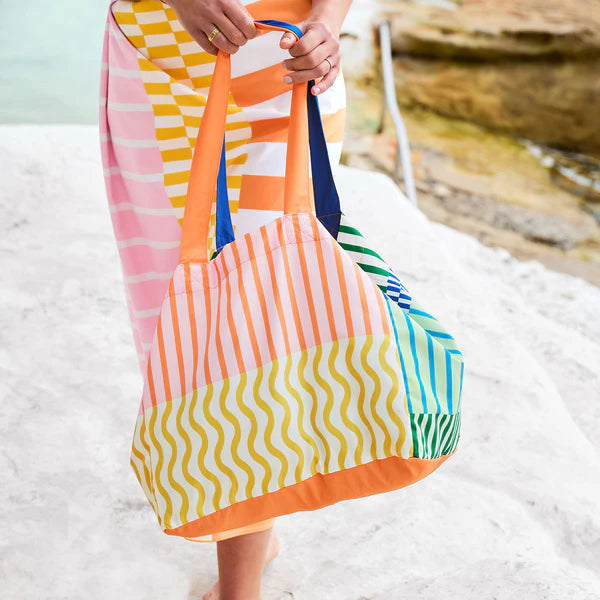 Dock & Bay Recycled Everyday Tote Bag - Stripe Up Your Life