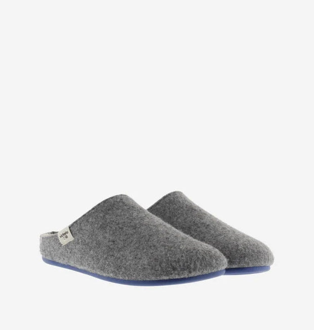 Victoria Unisex Norte Recycled Felt Slippers - Grey