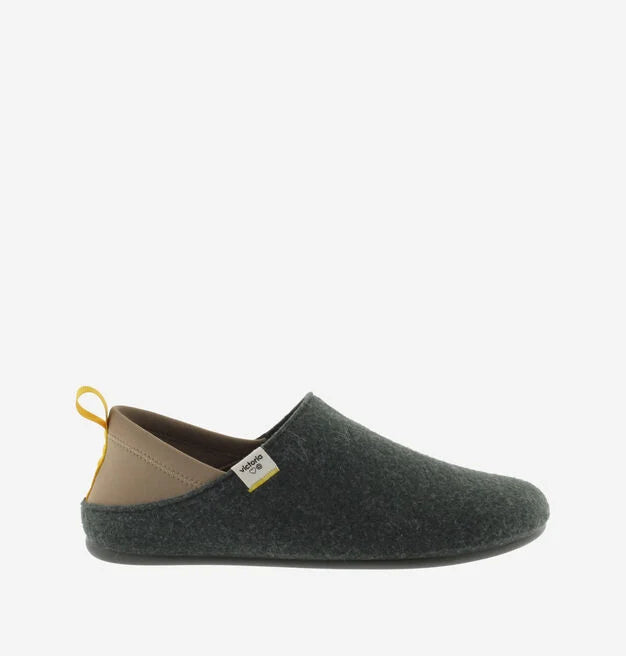 Victoria Unisex Norte Recycled Felt & Neoprene Slippers - Khaki