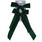 Velvet Bow Decorations - Set of 2