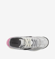 Victoria Saturno Silver Leather Trainers