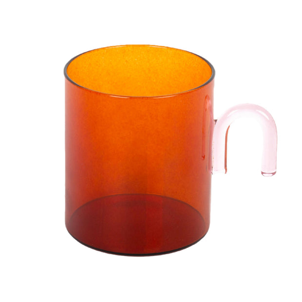 Helio Ferretti Arch Handled Glass Mugs