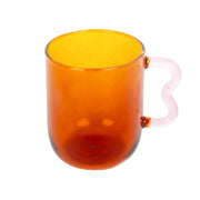 Helio Ferretti Wave Handled Glass Mugs