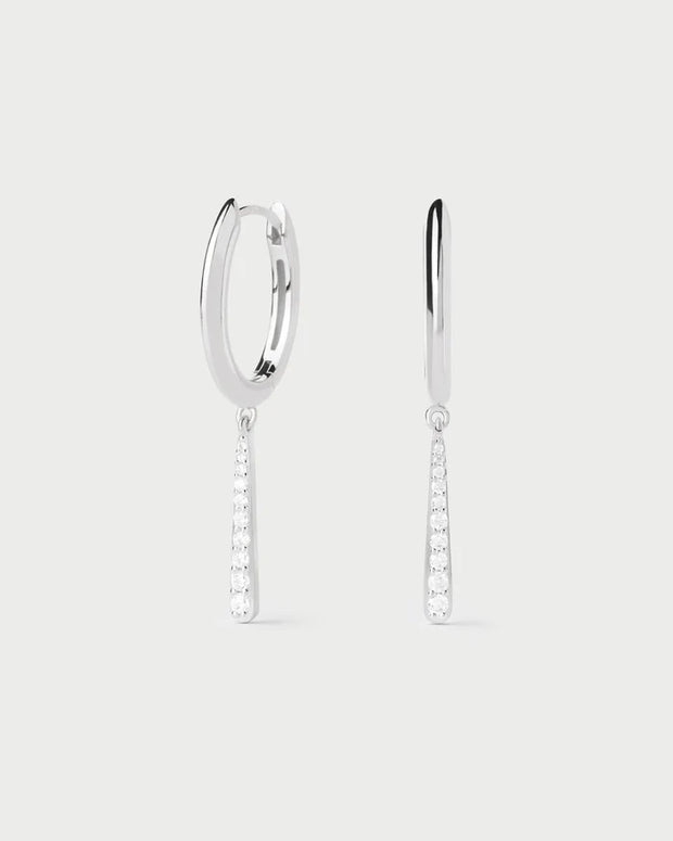 PDPaola Olga Hoops in Silver or Gold