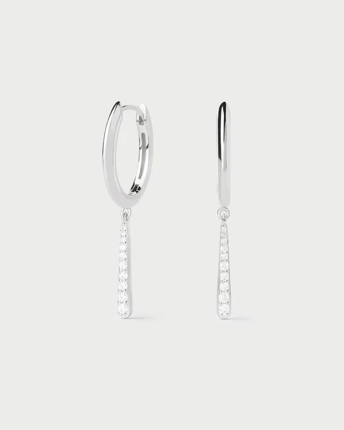 PDPaola Olga Hoops in Silver or Gold