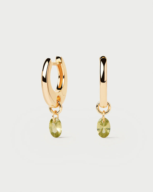 PDPaola Lily Hoop Earrings