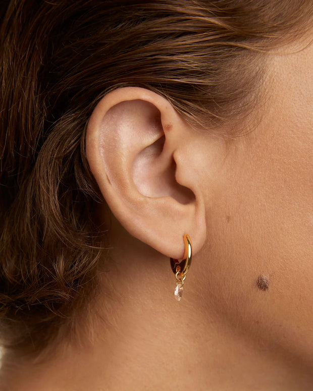 PDPaola Lily Hoop Earrings