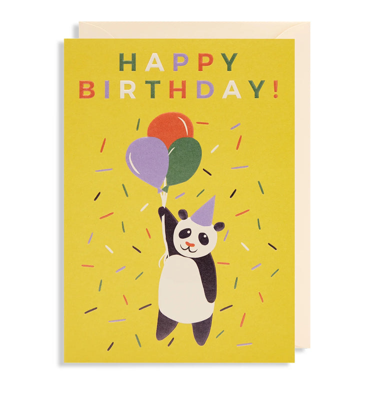 Happy Birthday Panda Card