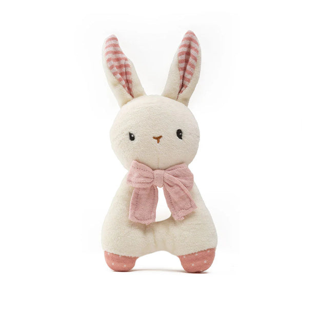 Jumini Friends Rabbit Rattle - Pink