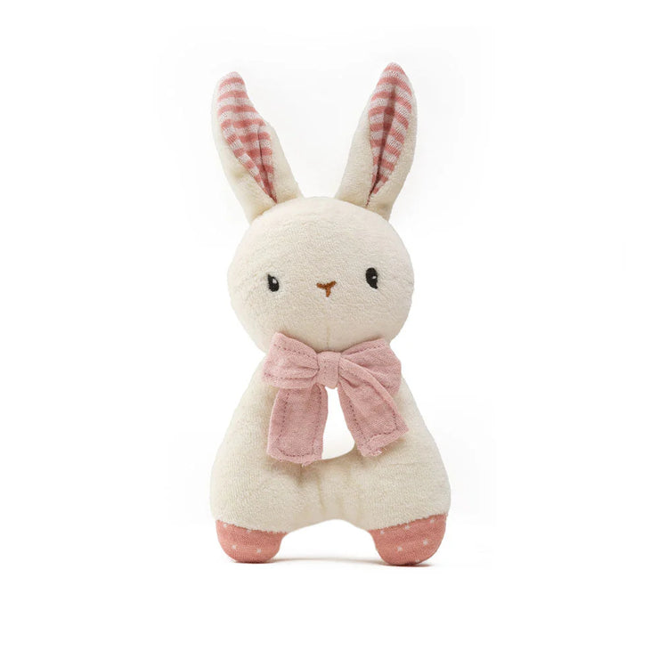 Jumini Friends Rabbit Rattle - Pink