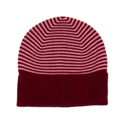 Fine Stripe Cashmere Beanies