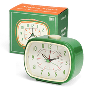 Retro Alarm Clock - Green