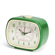 Retro Alarm Clock - Green