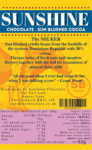 Sunshine Chocolate - The Milker Milk Chocolate