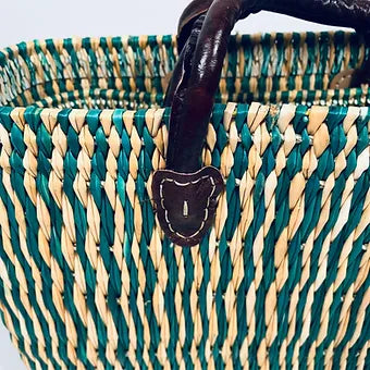 Moroccan Handmade Tote Baskets - Medium