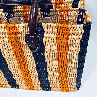 Moroccan Handmade Tote Baskets - Large