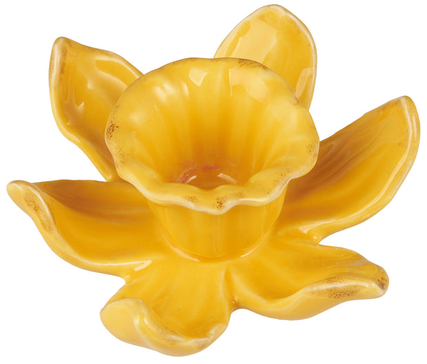 Daffodils Yellow Candle Holder