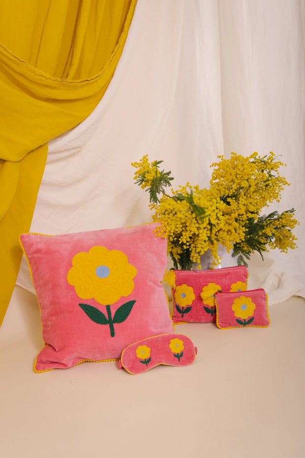 Velvet Flower Cushions