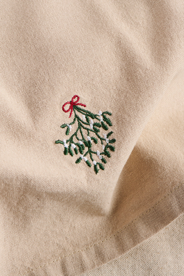 Mistletoe Linen Napkins