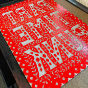 Pressed and Folded Print - Part Time Punk