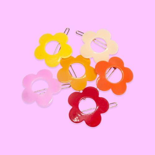 Flower Hair Clips