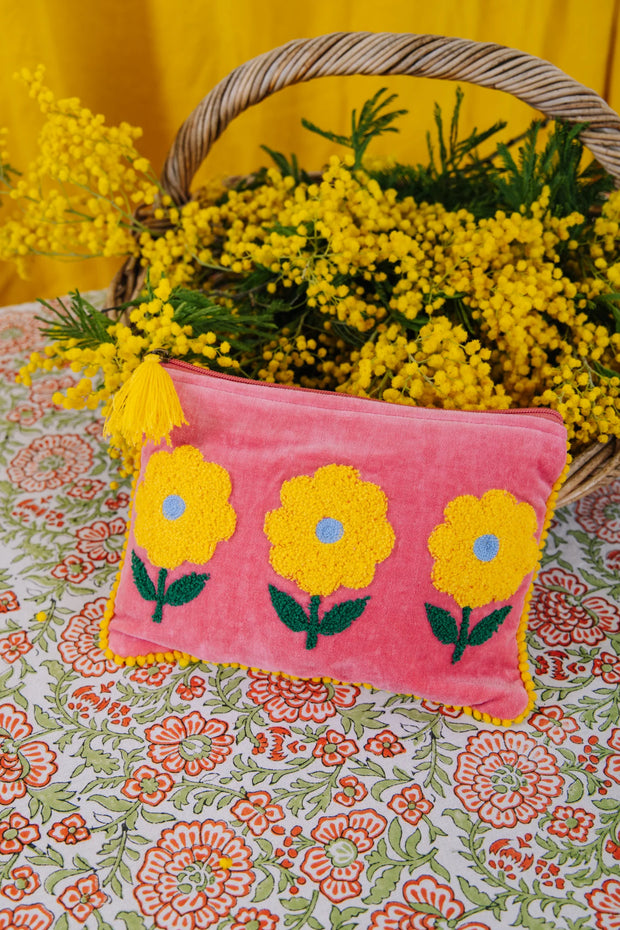 Trip Large Flower Pouch