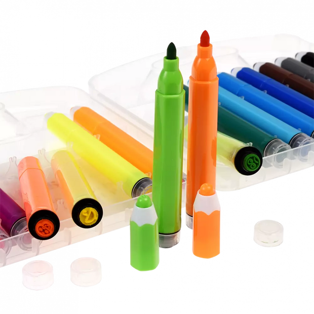 Felt Tip Pens & Stamps - Wild Wonders