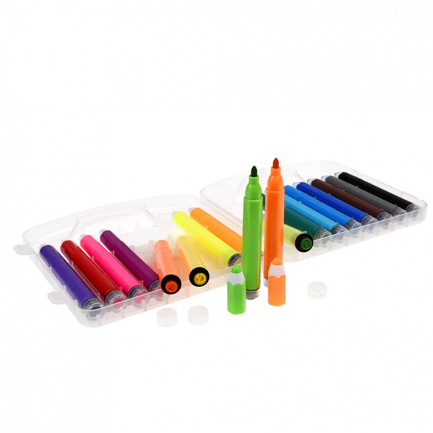 Felt Tip Pens & Stamps - Wild Wonders