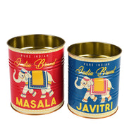 Retro Style Storage Tins Medium - Various Designs